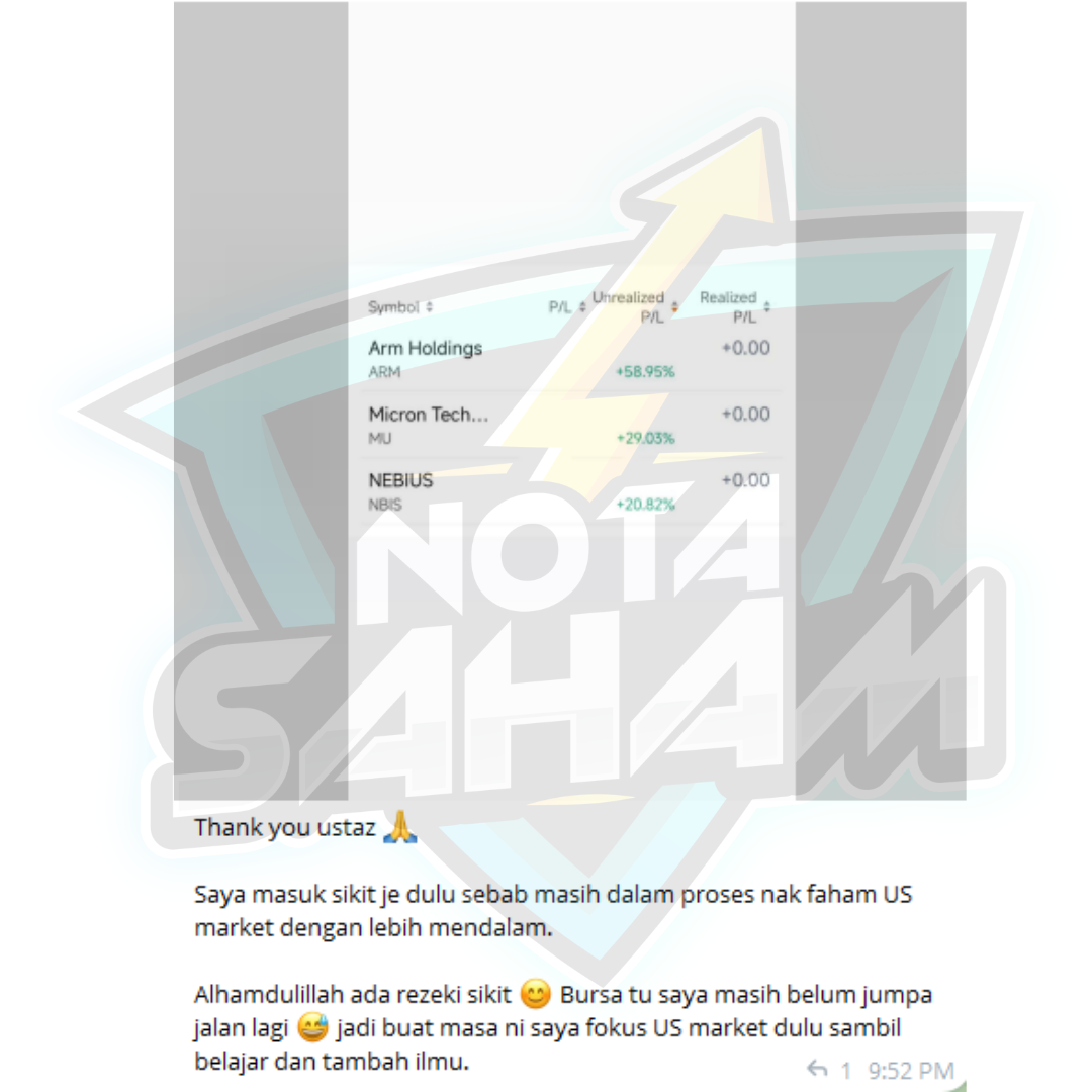 Testimoni peserta Nota Saham 3